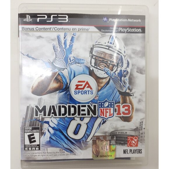 Madden NFL 13 (Sony PlayStation 3, 2012) PS3 Football Video Game - Picture 1 of 7